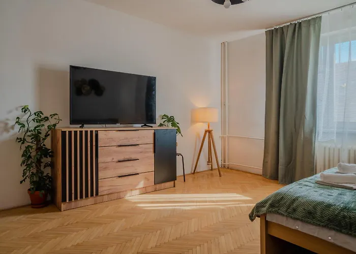 Spacious Residential With Balcony By Tv Tower 公寓