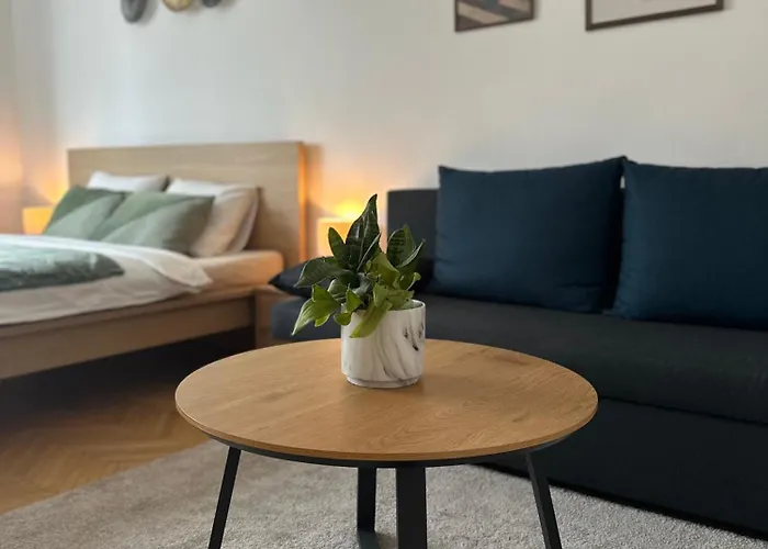 Spacious Residential With Balcony By Tv Tower 公寓 布拉格